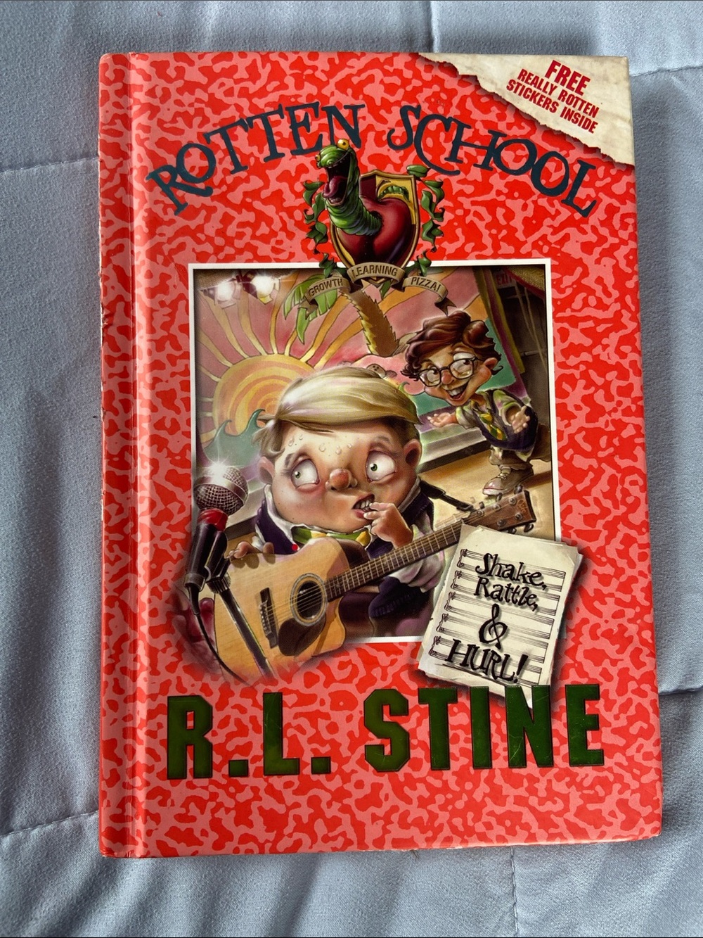 R.L. Stine Rotten School: Shake, Rattle & Hurl - Red Kids Hardcover Book